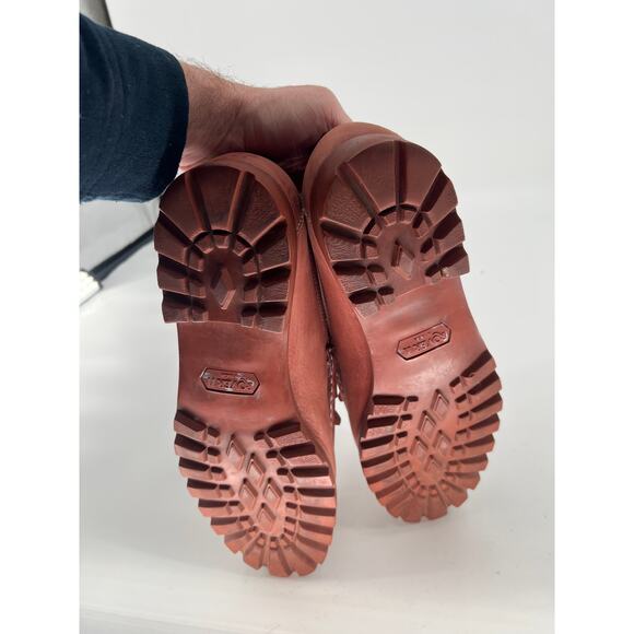 Tom Ford Era Gucci Terra Cotta Nubuck Horsebit Kiltie Lug Sole Loafers US 12.5 D main image 5